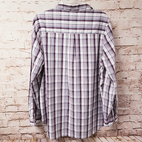 Gap Boyfriend Fit Checkered Button Front Shirt - Picture 5 of 7